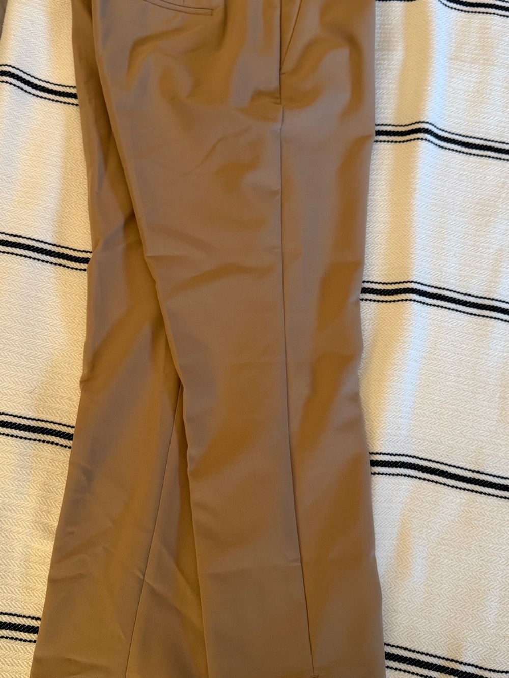 Talbots Camel Hampshire Ankle Pant 12 Petite